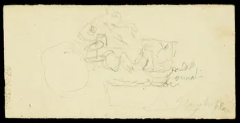 partie d'un ensemble de dessins Crastonians 1968.102.1370.2 Photo Mucem