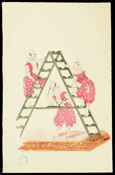 partie d'un ensemble de dessins Femmes acrobates 1968.102.1371.4 Photo Mucem
