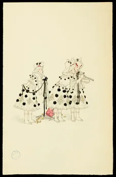 partie d'un ensemble de dessins Femmes musiciennes 1968.102.1371.5 Photo Mucem