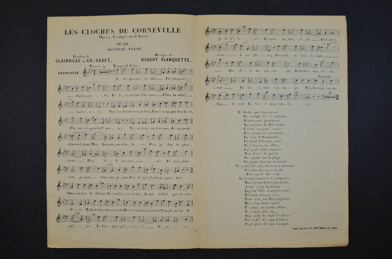 chanson petit format 1966.148.17 Photo Mucem