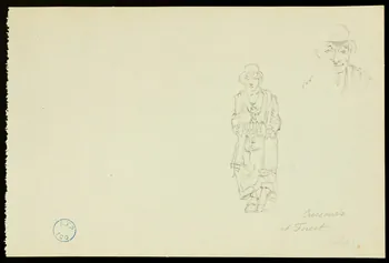partie d'un ensemble de dessins Crescendo et Forest 1968.102.1373.4 Photo Mucem