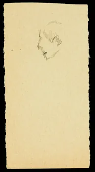 partie d'un ensemble de dessins Esquisse de visage 1968.102.1377.7 Photo Mucem