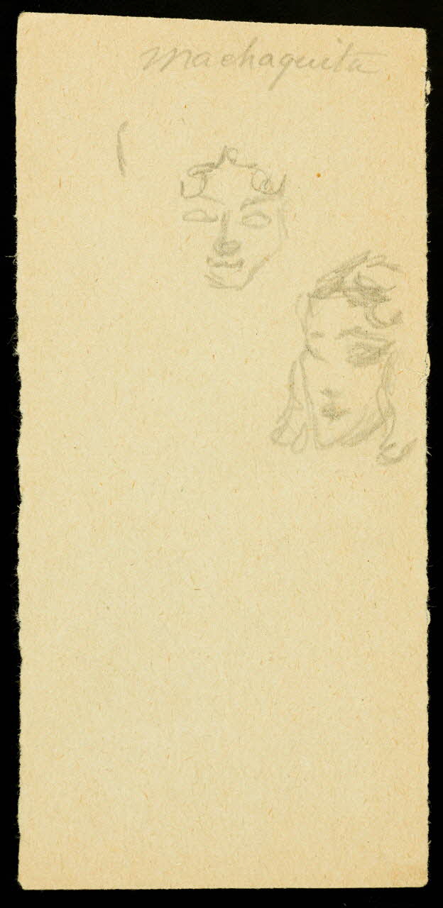 partie d'un ensemble de dessins Machaquita 1968.102.1381.5 Photo Mucem