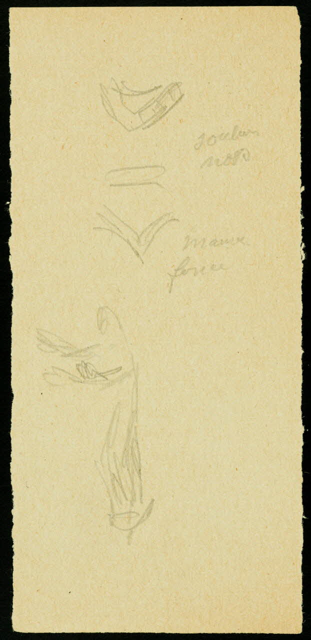 partie d'un ensemble de dessins Figure 1968.102.1382.6 Photo Mucem