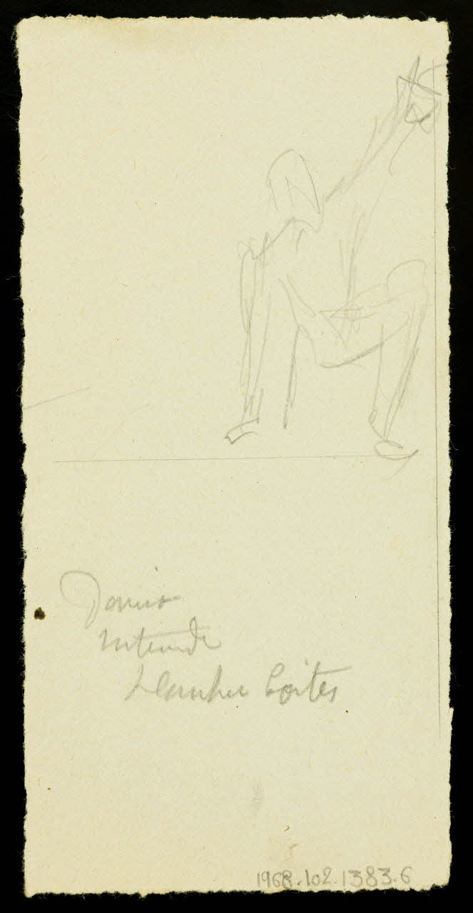 partie d'un ensemble de dessins Cosetta 1968.102.1383.6 Photo Mucem