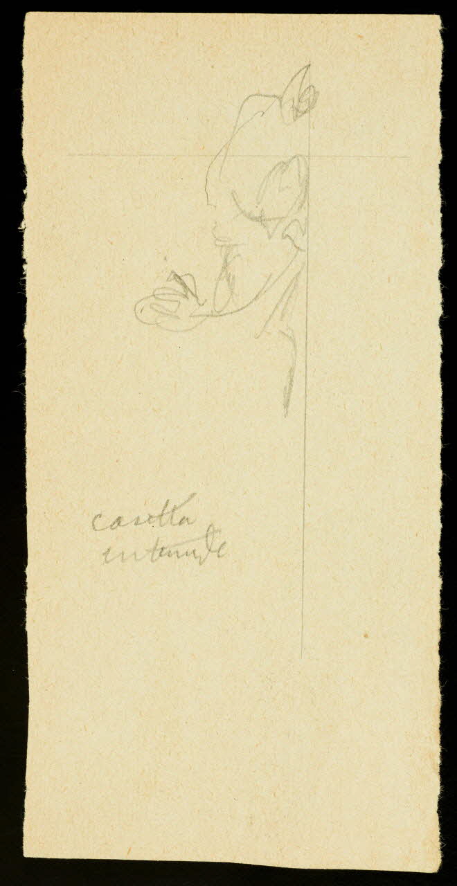 partie d'un ensemble de dessins Esquisse de personnages 1968.102.1383.8 Photo Mucem