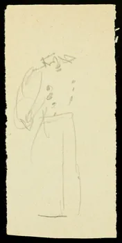 partie d'un ensemble de dessins Esquisses de costumes 1968.102.1384.4  Photo Mucem