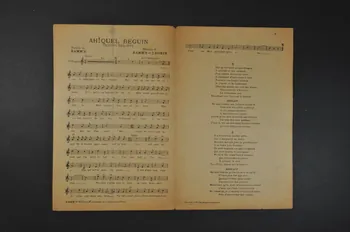 partition de musique petit format 1965.150.58  Photo Mucem