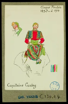 partie d'un ensemble de dessins Capitaine Curley 1968.102.1396.8 Photo Mucem