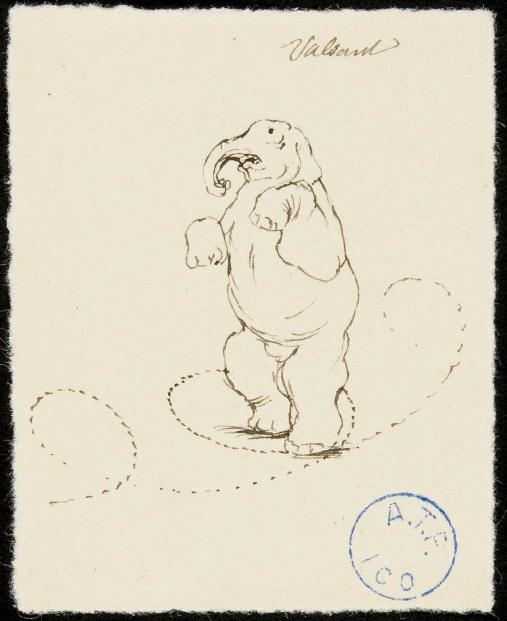 partie d'un ensemble de dessins Valsant 1968.102.1397.14 Photo Mucem