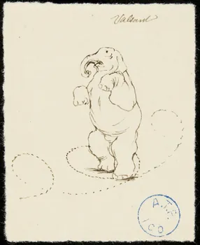 partie d'un ensemble de dessins Valsant 1968.102.1397.14  Photo Mucem