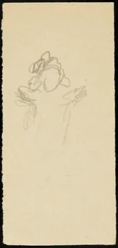 partie d'un ensemble de dessins Pepée Daems 1968.102.1405.2  Photo Mucem