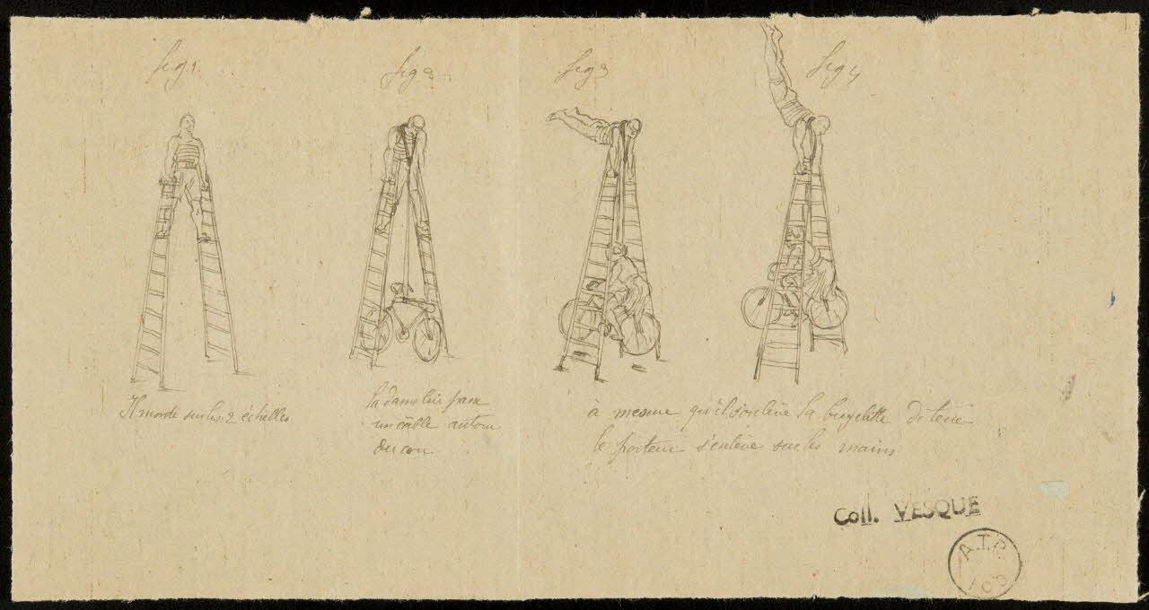 partie d'un ensemble de dessins Mr et Mme Dagmar 1968.102.1407.1 Photo Mucem