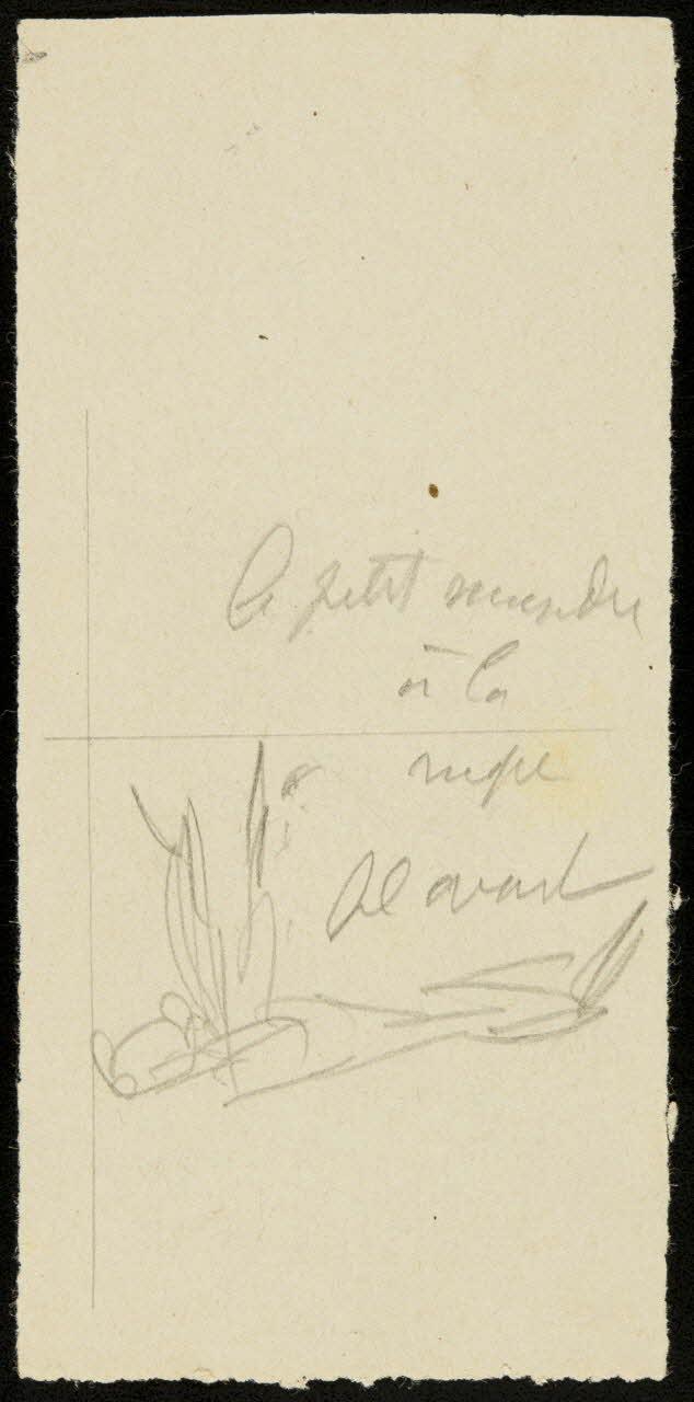 partie d'un ensemble de dessins Esquisse 1968.102.1410.2 Photo Mucem