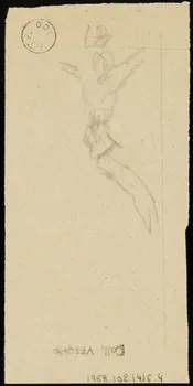 partie d'un ensemble de dessins Esquisse de décor de cirque 1968.102.1416.4  Photo Mucem