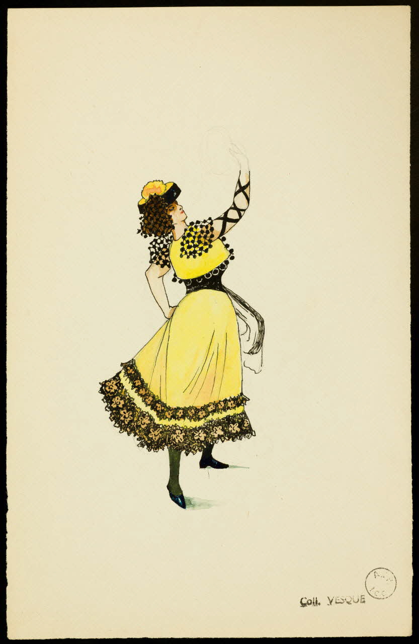 partie d'un ensemble de dessins Figure 1968.102.1423.42 Photo Mucem