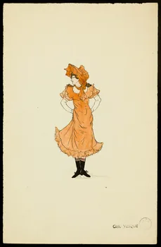 partie d'un ensemble de dessins Danseuse 1968.102.1423.52  Photo Mucem