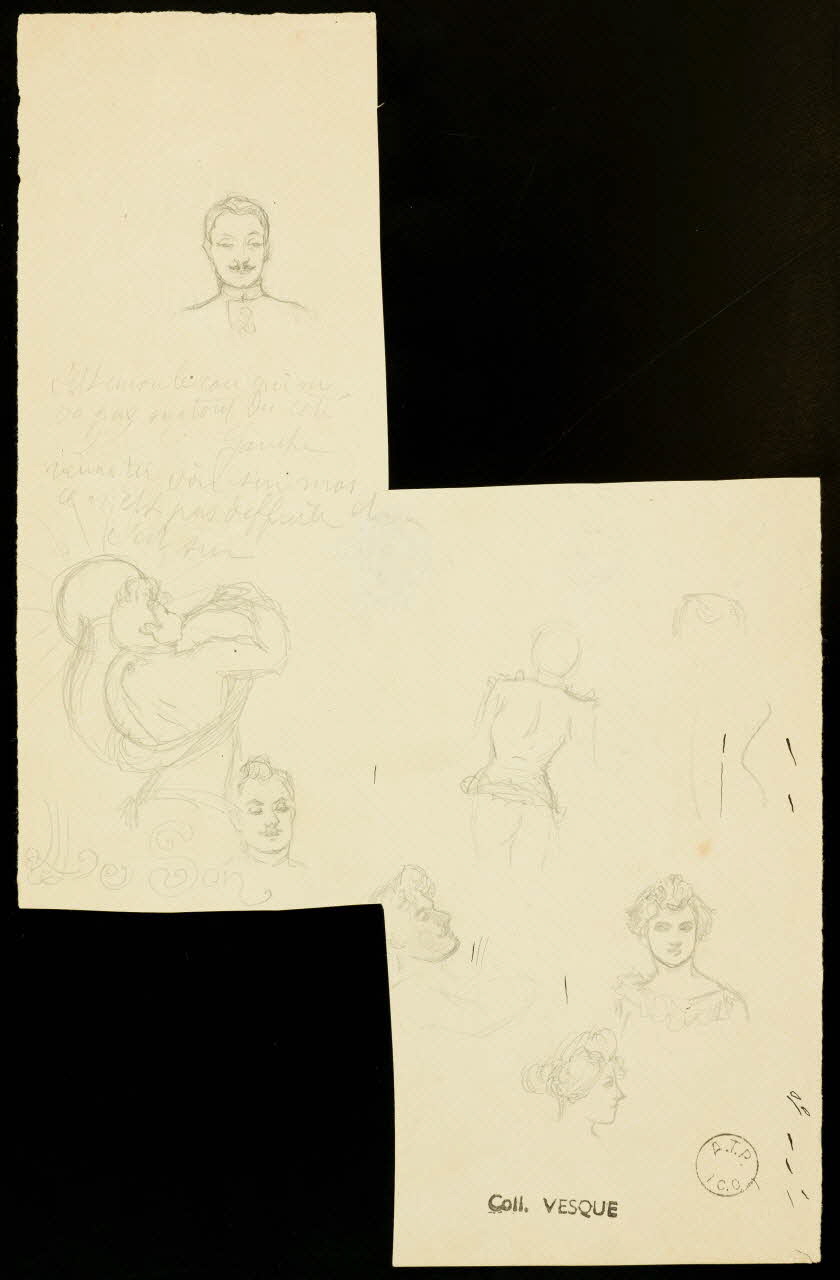 partie d'un ensemble de dessins Le Son 1968.102.1423.60 Photo Mucem