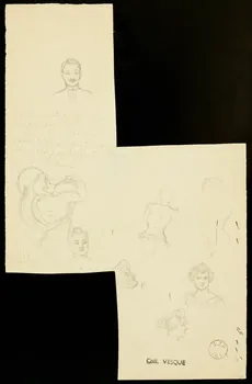 partie d'un ensemble de dessins Le Son 1968.102.1423.60  Photo Mucem