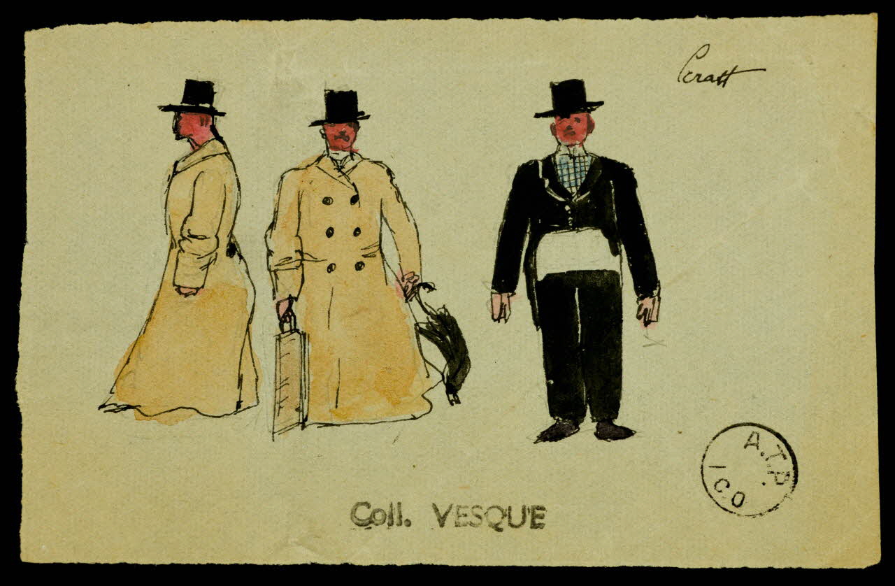 partie d'un ensemble de dessins Ceratto 1968.102.1426 Photo Mucem