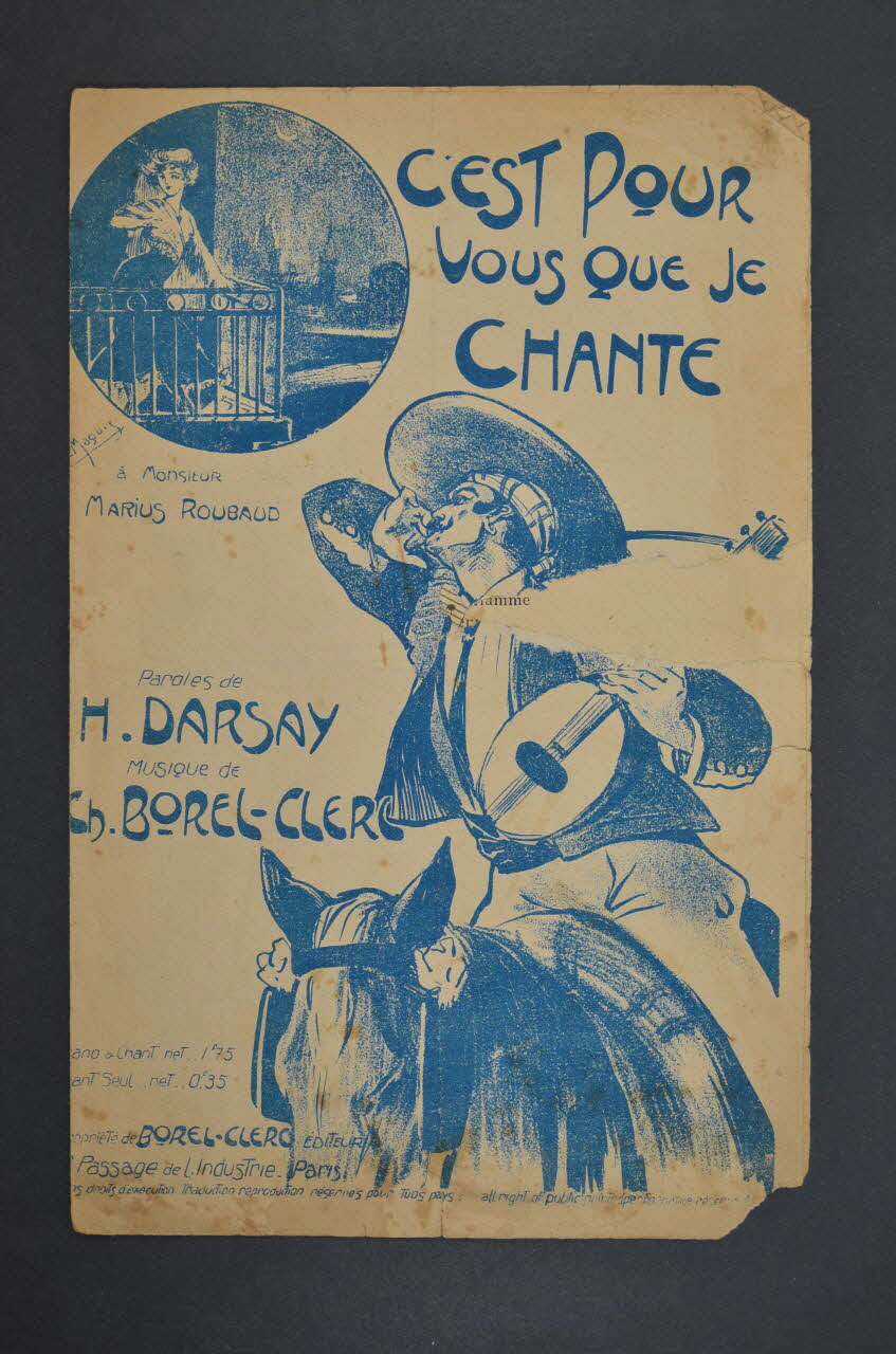 partition de musique petit format 1965.150.69 Photo Mucem