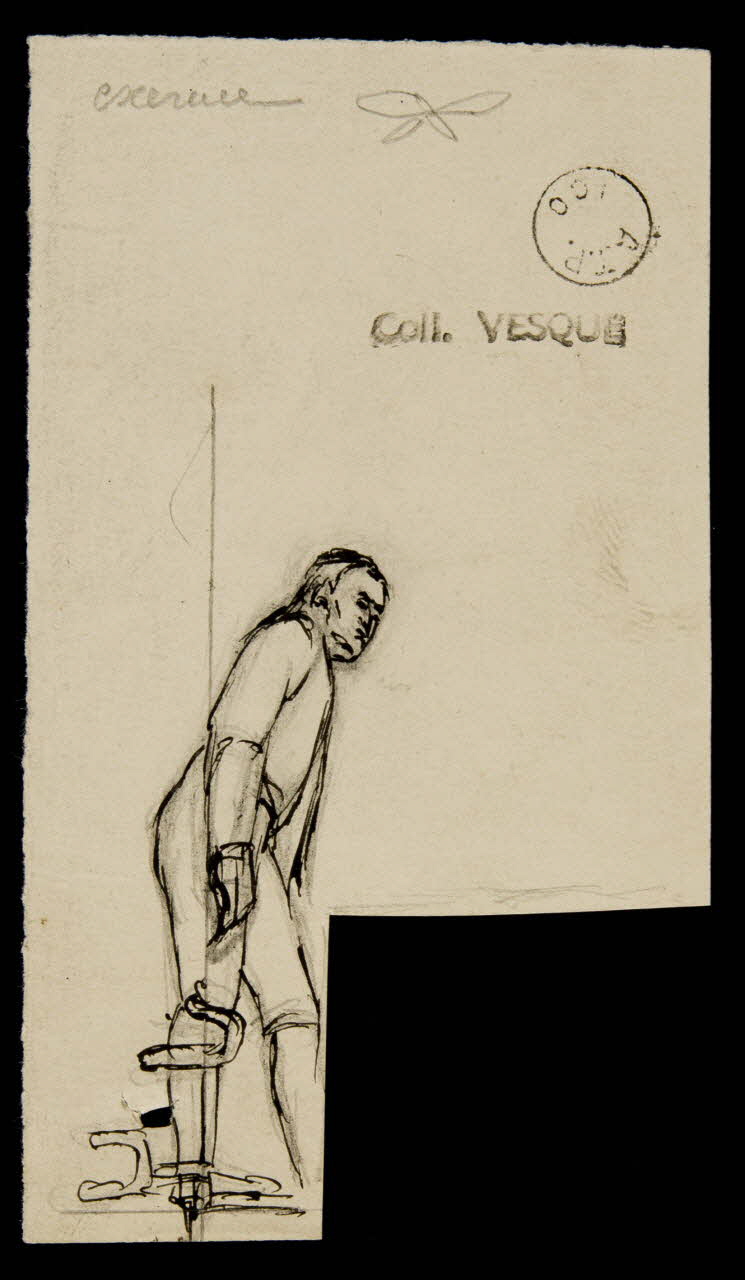 partie d'un ensemble de dessins exercice 1968.102.1492.5 Photo Mucem