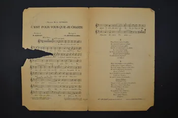 partition de musique petit format 1965.150.69 Photo Mucem
