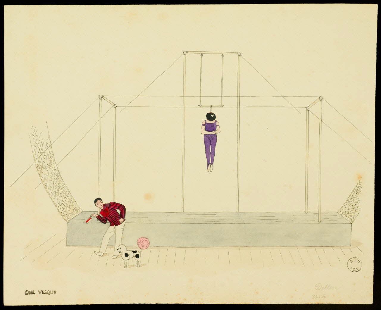 partie d'un ensemble de dessins Dillon 1968.102.1495 Photo Mucem