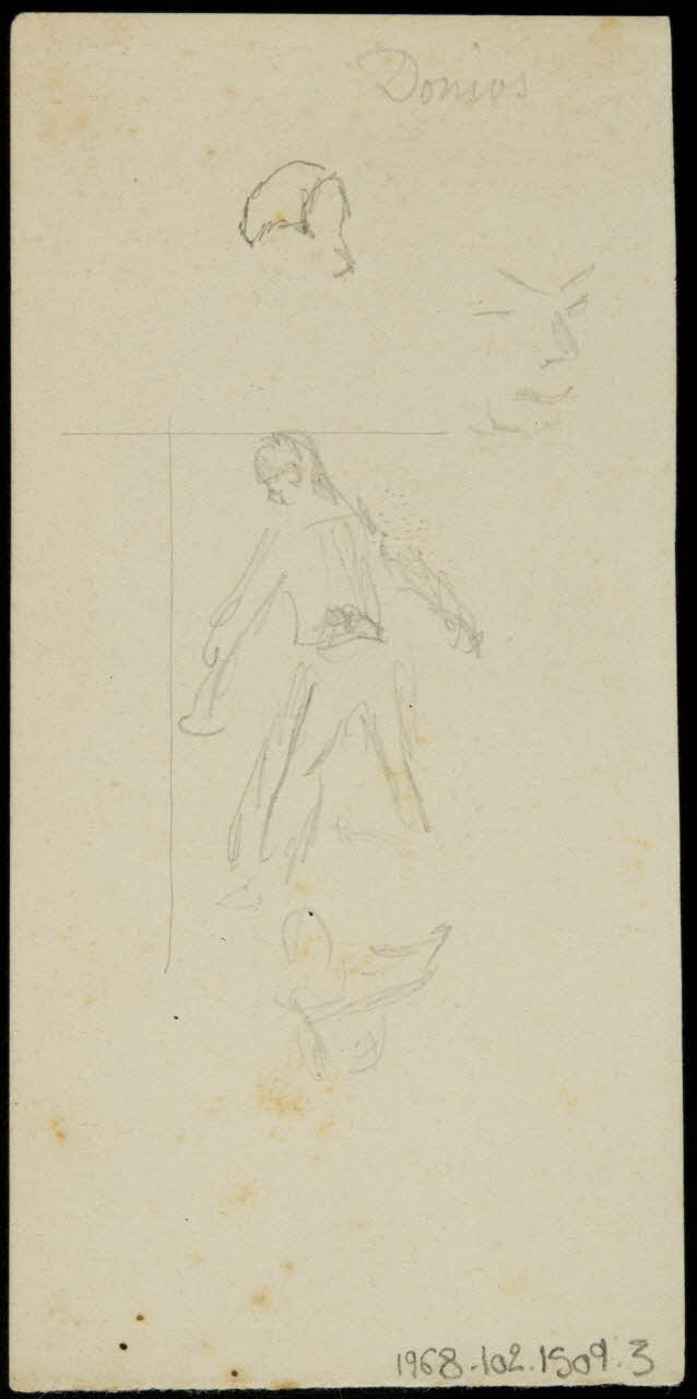 partie d'un ensemble de dessins Donios 1968.102.1509.3 Photo Mucem