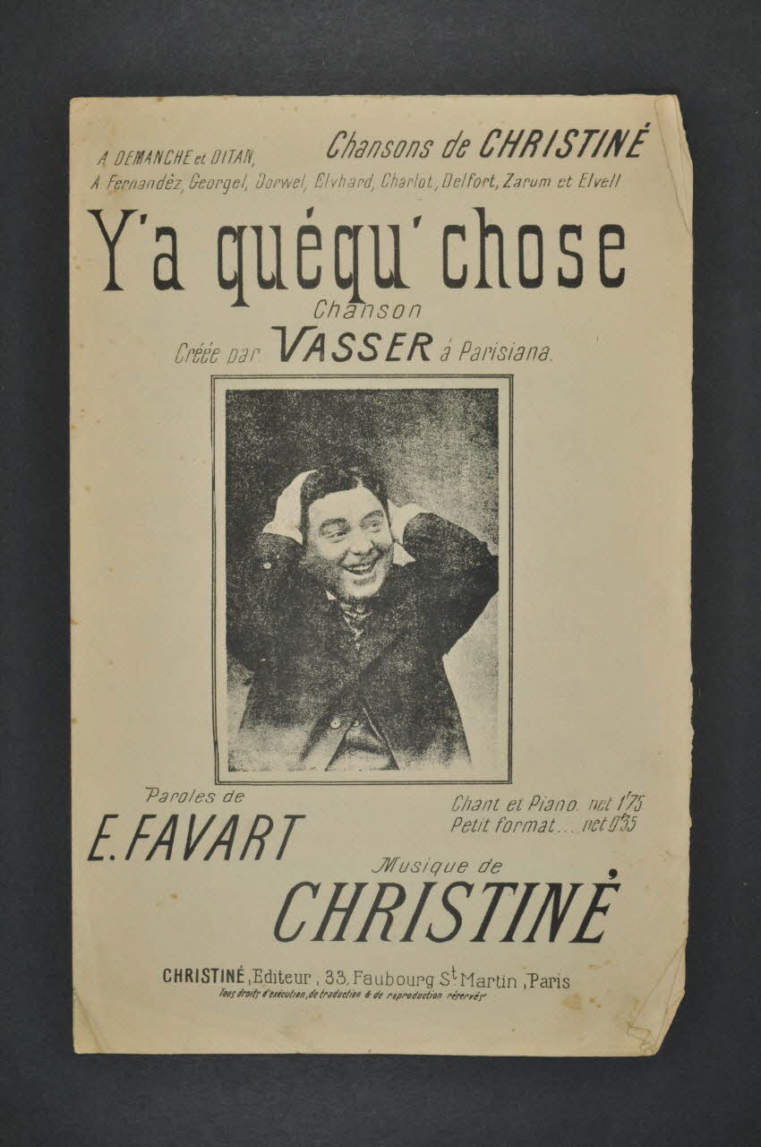 partition de musique petit format 1965.150.73 Photo Mucem