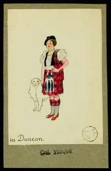 partie d'un ensemble de dessins Les Duncan 1968.102.1516 Photo Mucem