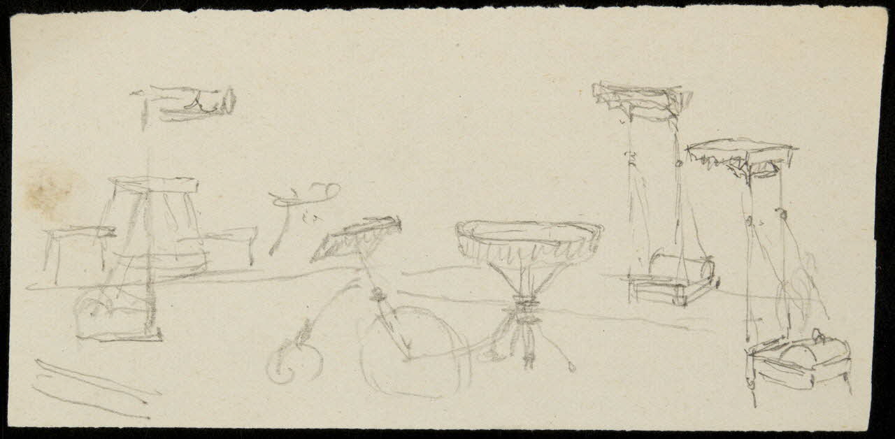 partie d'un ensemble de dessins Matériel de cirque 1968.102.1518.4 Photo Mucem