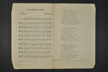 partition de musique petit format 1965.150.73  Photo Mucem