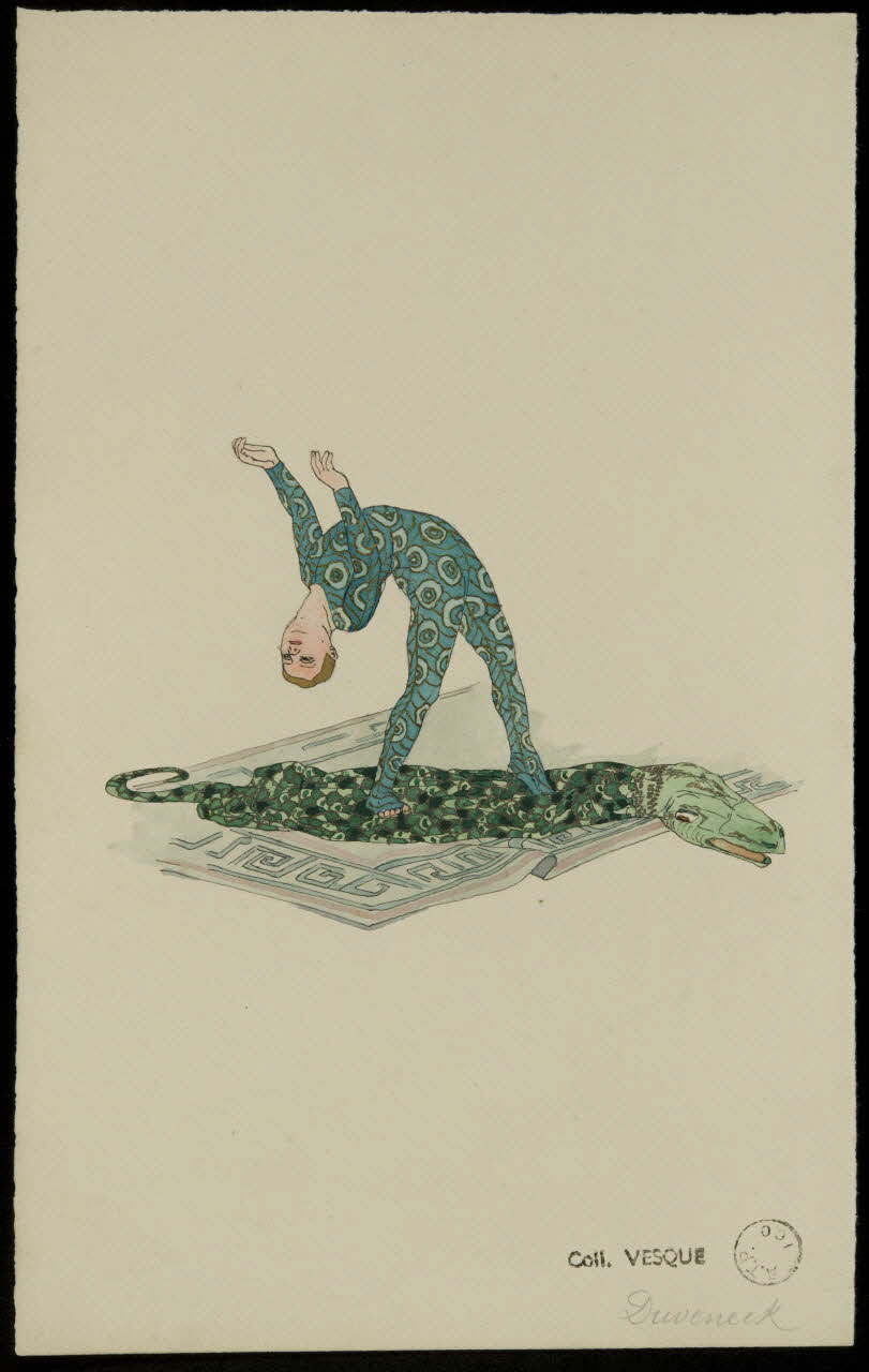 partie d'un ensemble de dessins Duverneck 1968.102.1519.3 Photo Mucem