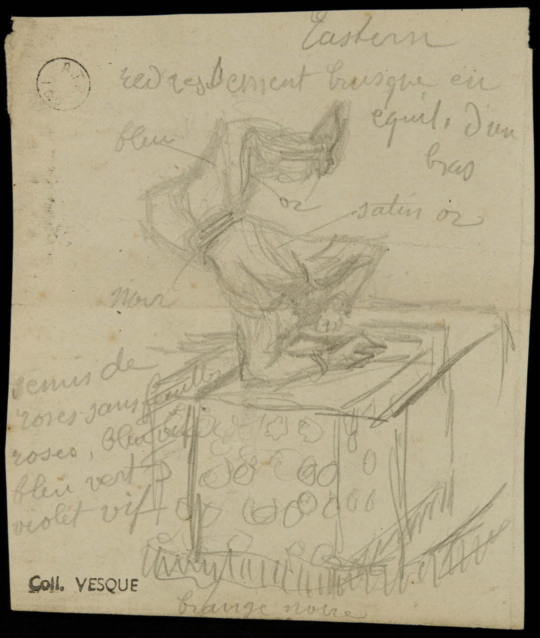 partie d'un ensemble de dessins Eastern 1968.102.1520.5 Photo Mucem