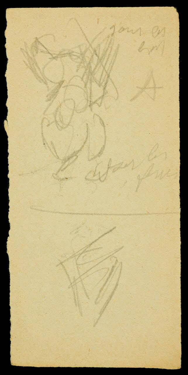 partie d'un ensemble de dessins Esquisse 1968.102.1521.5 Photo Mucem