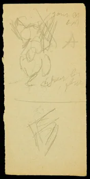 partie d'un ensemble de dessins Esquisse 1968.102.1521.5 Photo Mucem