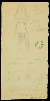 partie d'un ensemble de dessins Esquisse 1968.102.1521.5 Photo Mucem