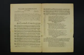 chanson petit format 1966.148.42 Photo Mucem