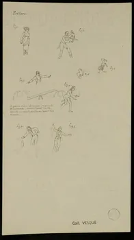 partie d'un ensemble de dessins Ecifiero 1968.102.1525.3 Photo Mucem