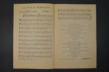E. Allard ; A. Moyne ; Nat ; A. Danerty ; Dullac ; Adolphe Bérard ; L. Minet ; Pêle-Mêle Edition; chanson petit format 1926 1966.148.43 Photo Mucem