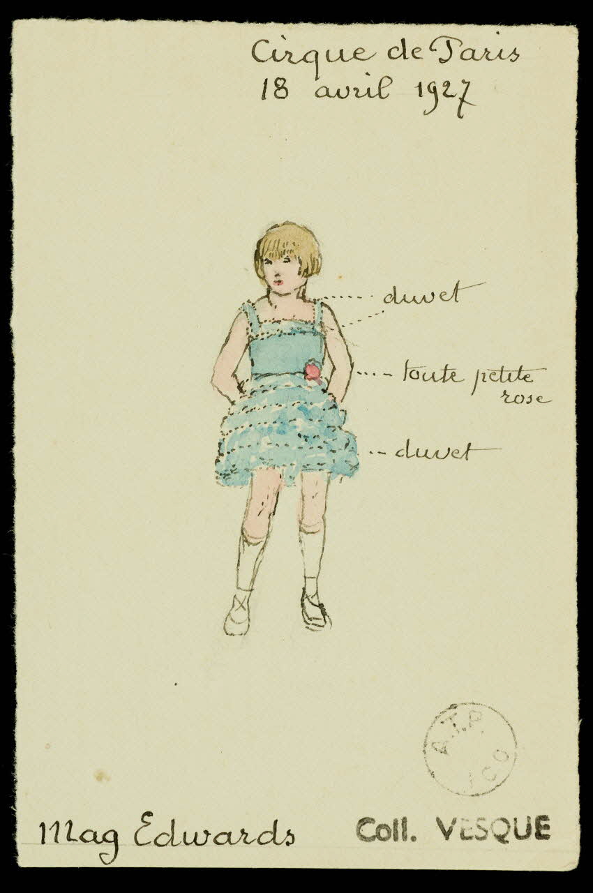 partie d'un ensemble de dessins Mag Edwards 1968.102.1531.9 Photo Mucem