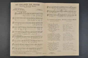 Lys Gauly ; André de Badet ; Cesare A. Bixio ; Editions Musicales Bourcier; chanson petit format 1932 1966.148.45 Photo Mucem