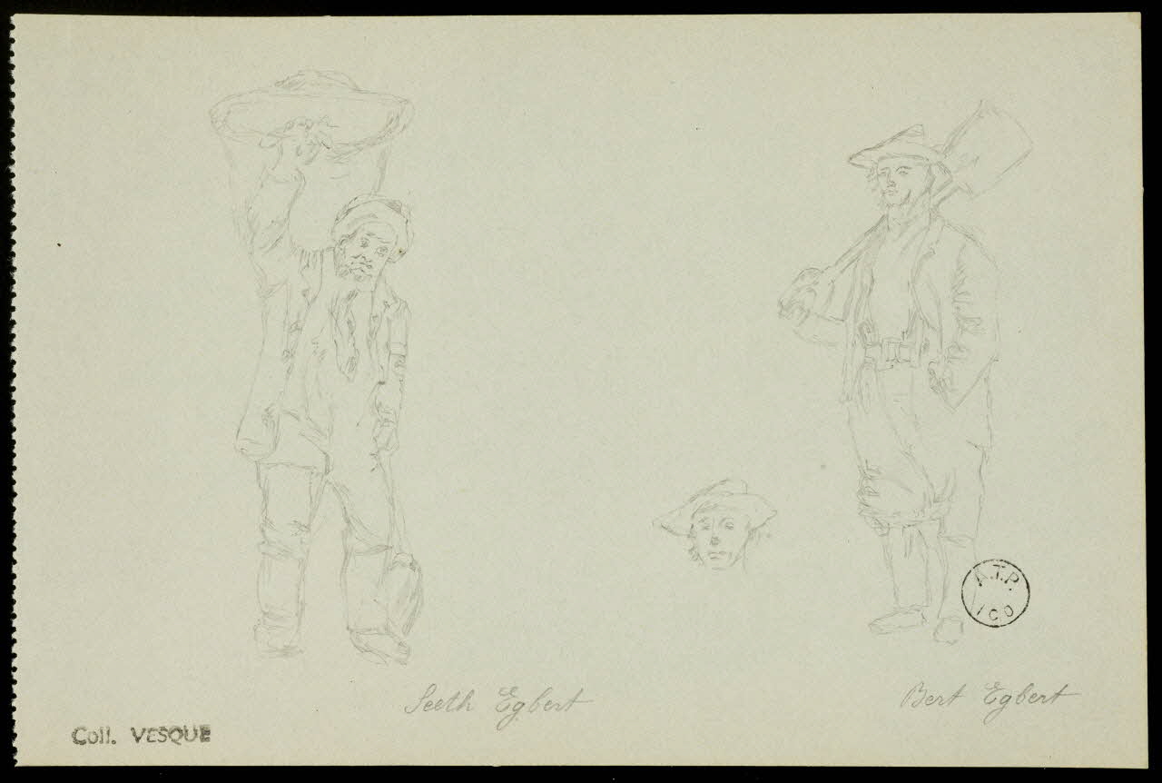 partie d'un ensemble de dessins Seeth Egbert  Bert Egbert 1968.102.1538.1 Photo Mucem