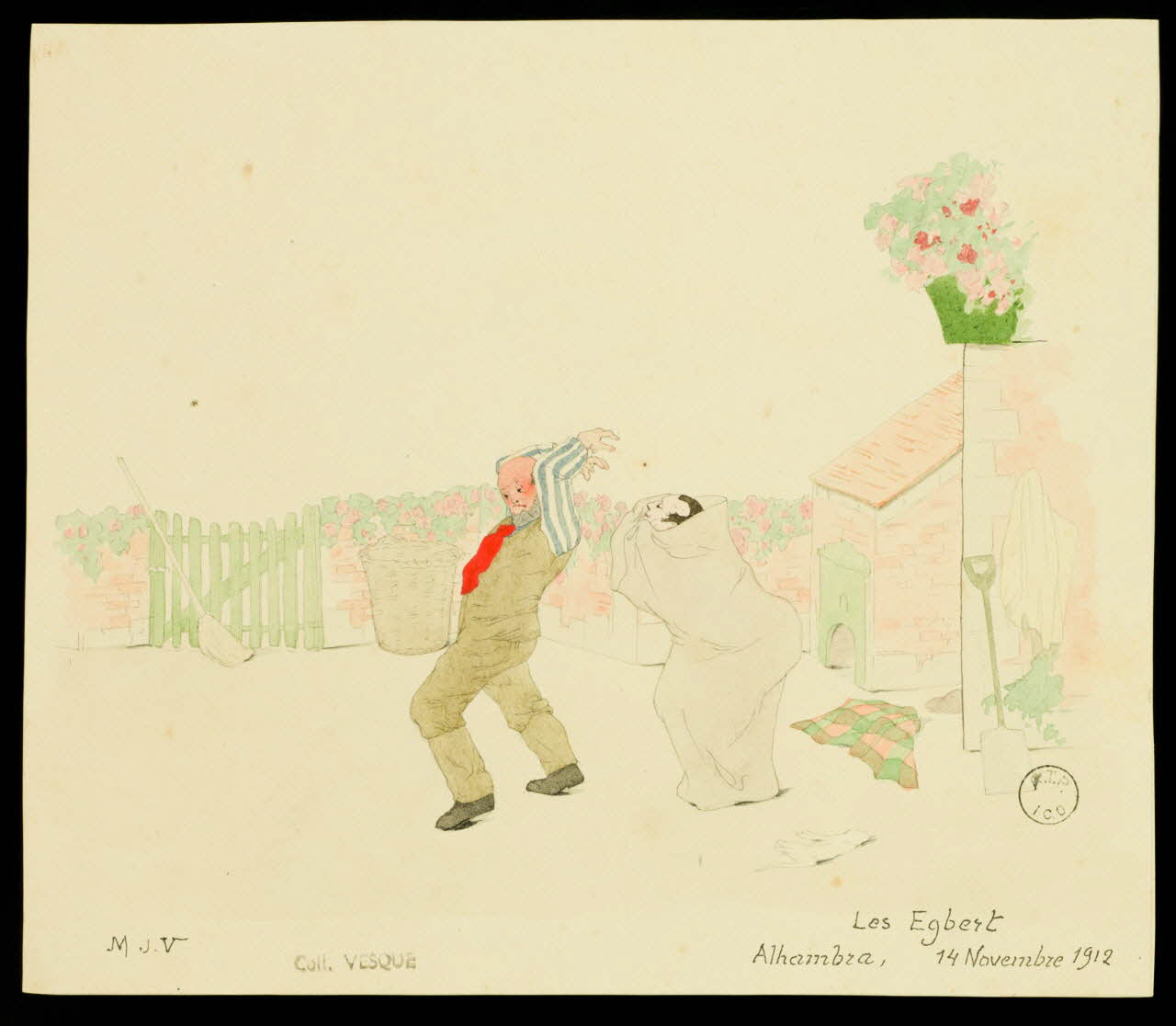 partie d'un ensemble de dessins Les Egbert 1968.102.1538.2 Photo Mucem