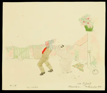 partie d'un ensemble de dessins Les Egbert 1968.102.1538.2 Photo Mucem