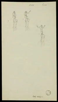 partie d'un ensemble de dessins Eldid 1968.102.1544.1 Photo Mucem