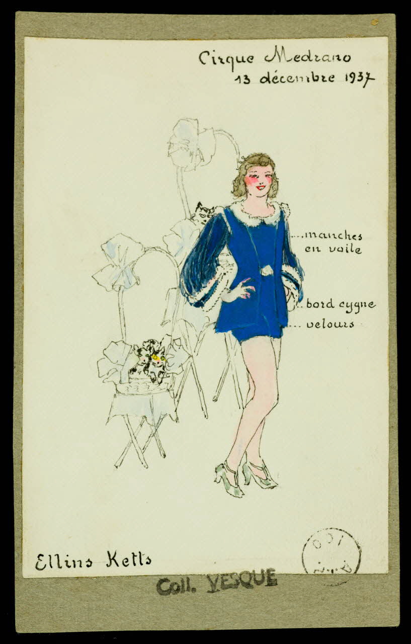 partie d'un ensemble de dessins Ellins Ketts 1968.102.1546 Photo Mucem