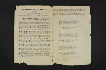 chanson petit format 1965.151.12 Photo Mucem