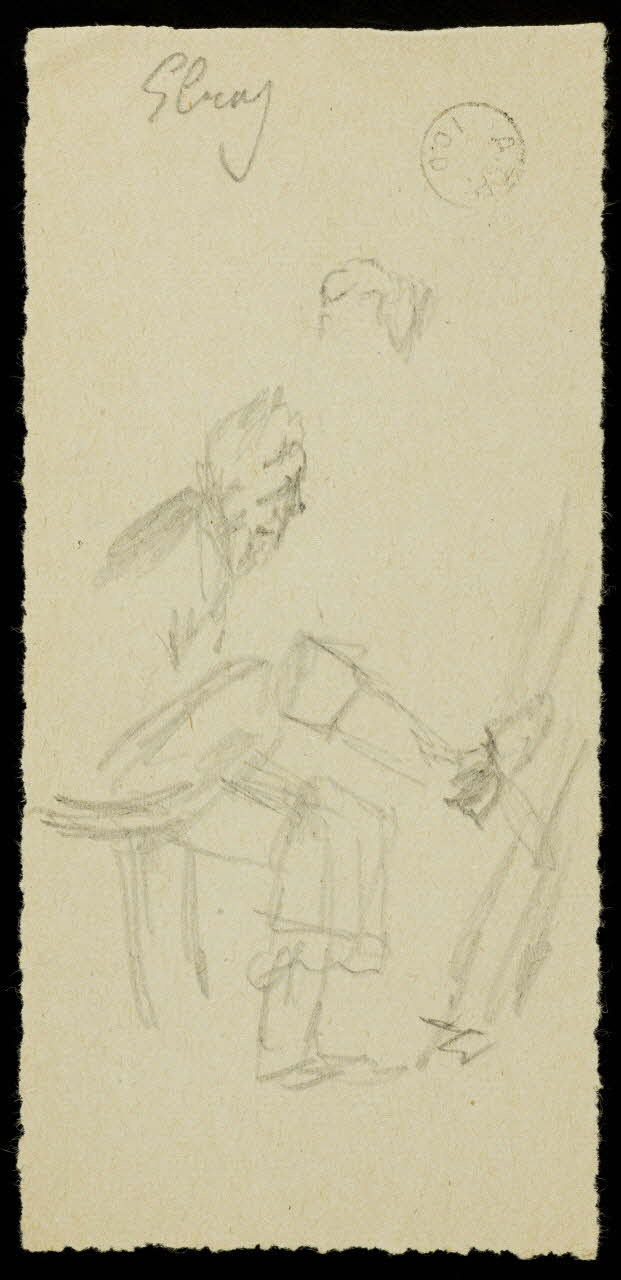 partie d'un ensemble de dessins Elroy 1968.102.1549.4 Photo Mucem